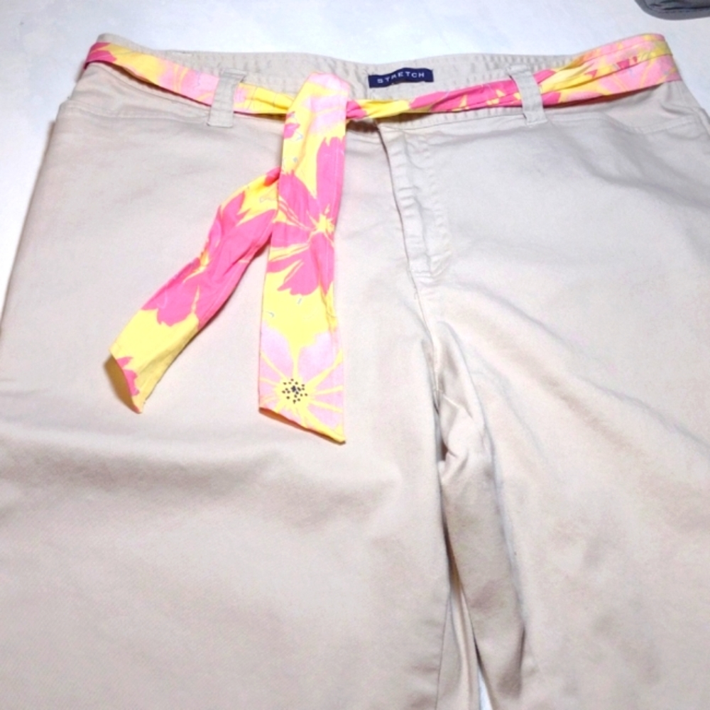 Liz Claiborne CRaZY HORSE CAPRI SIZE 16
